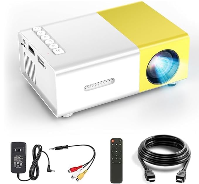 JAARO LED Mini Projector with Remote | 1000lm Brightness & Multiple Input Support (B0DH8FYLQL) Amazon Price History, Amazon Price Tracker