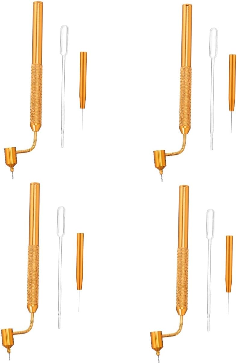 Gatuida 4sets Paint Pen for Scratch Repair -up Tool Needle Dropper for Car Paint Restoration Efficient Fluid Writer for Auto Detailing and Retouching