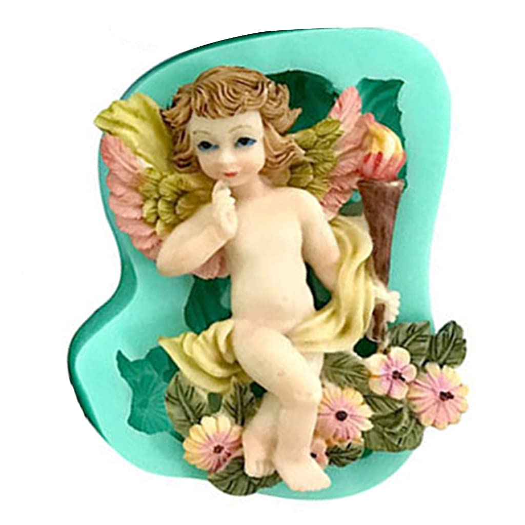 Buxuaaaa F1210ts Silicone Angel Baby Shape Molds For Baking Making Sugar Craft Candy Fondants Soap Chocolates Cookie Silicone Candy Mold Angel Largel