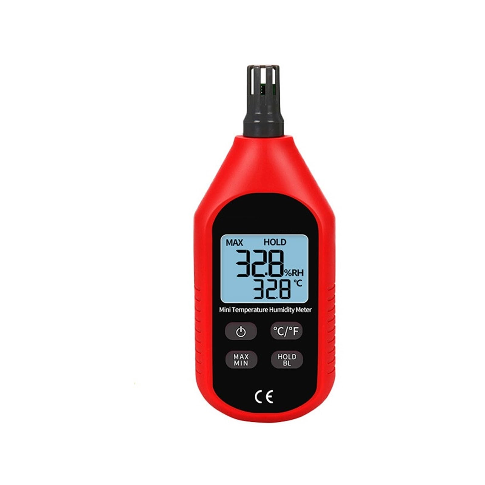 Mini Miernik Temperatury I Wilgotności Kryty Higrometr Zewnętrzny Wskaźnik Przeciążenia Konwersja Jednostki Podświetlenie LCD Dokładny Monitor