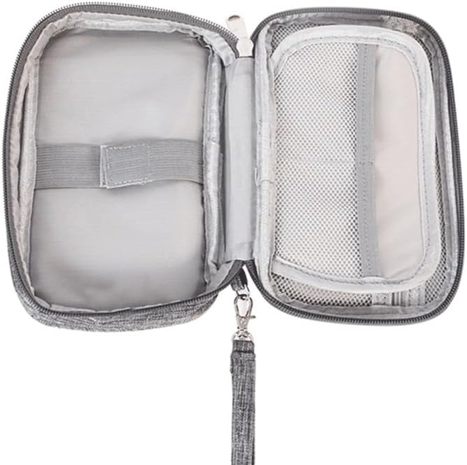 Cationic Hand-held Data Packet Mini Data Cable Storage Bag Earphone Mobile Phone Storage Bag(White-Gintama1) image 2