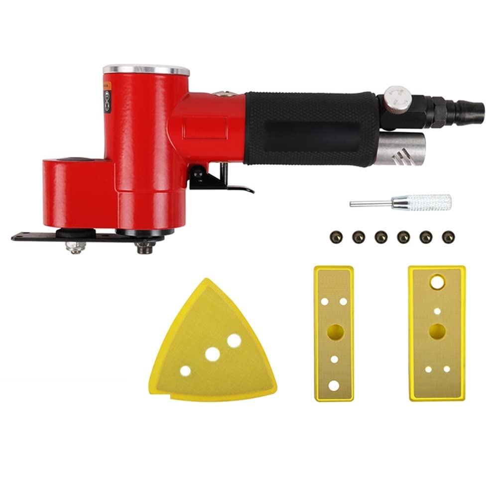 LNHHG Pneumatic Sandpaper Polisher Tool Triangle Air Random Orbital Sander Machine For Woodworking Polishing And Metal-polishing
