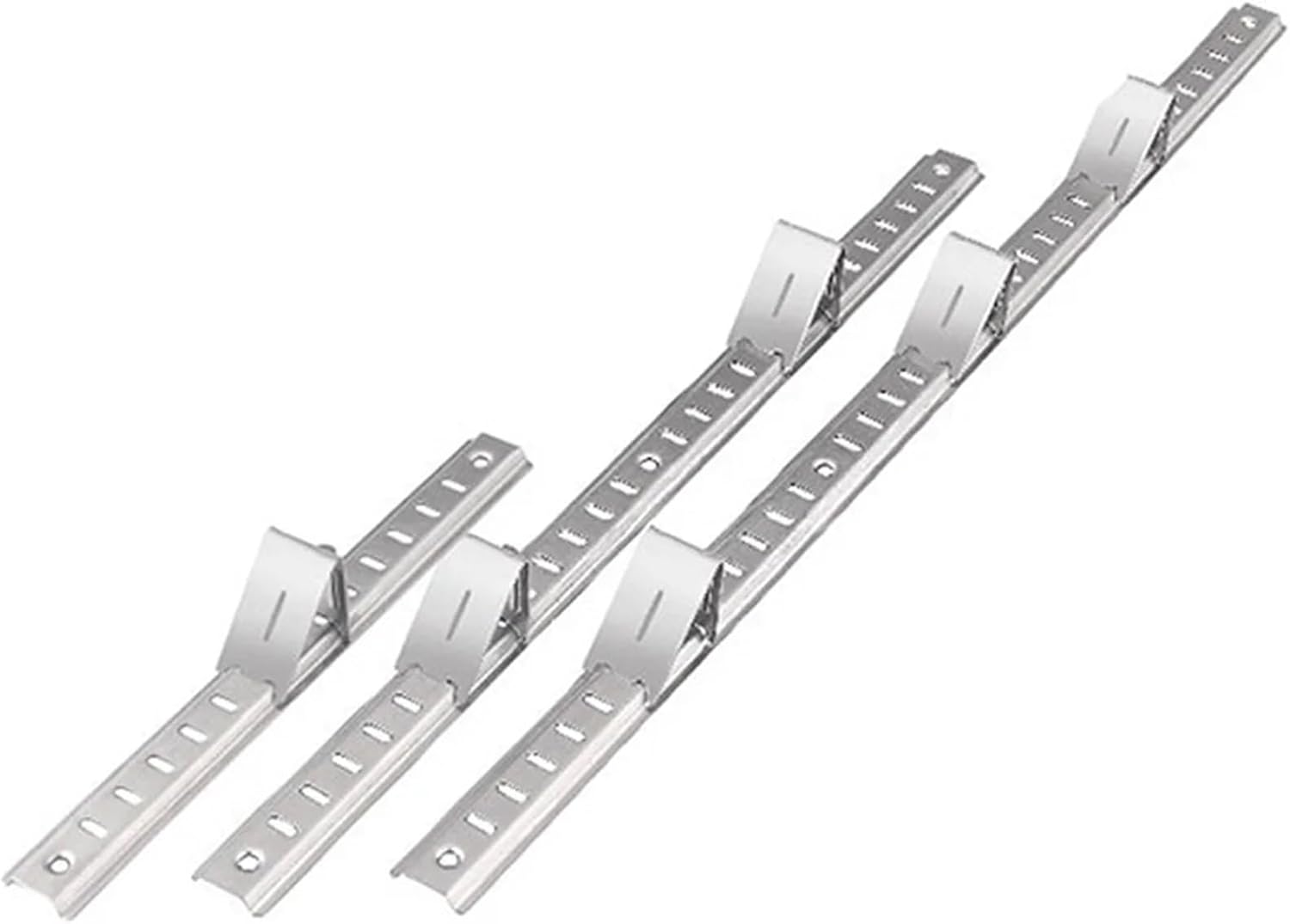 Freezer Shelf Clips 30pcs Refrigerator Shelf Clips Freezer Rack Hooks Heavy Duty Refrigerator Brackets Cooler Support Glass Clamps Metal