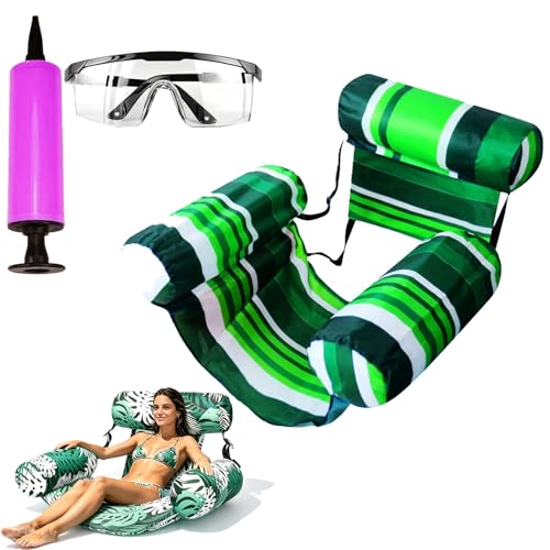 Siège de piscine gonflable et coussin de natation adulte pour jardin