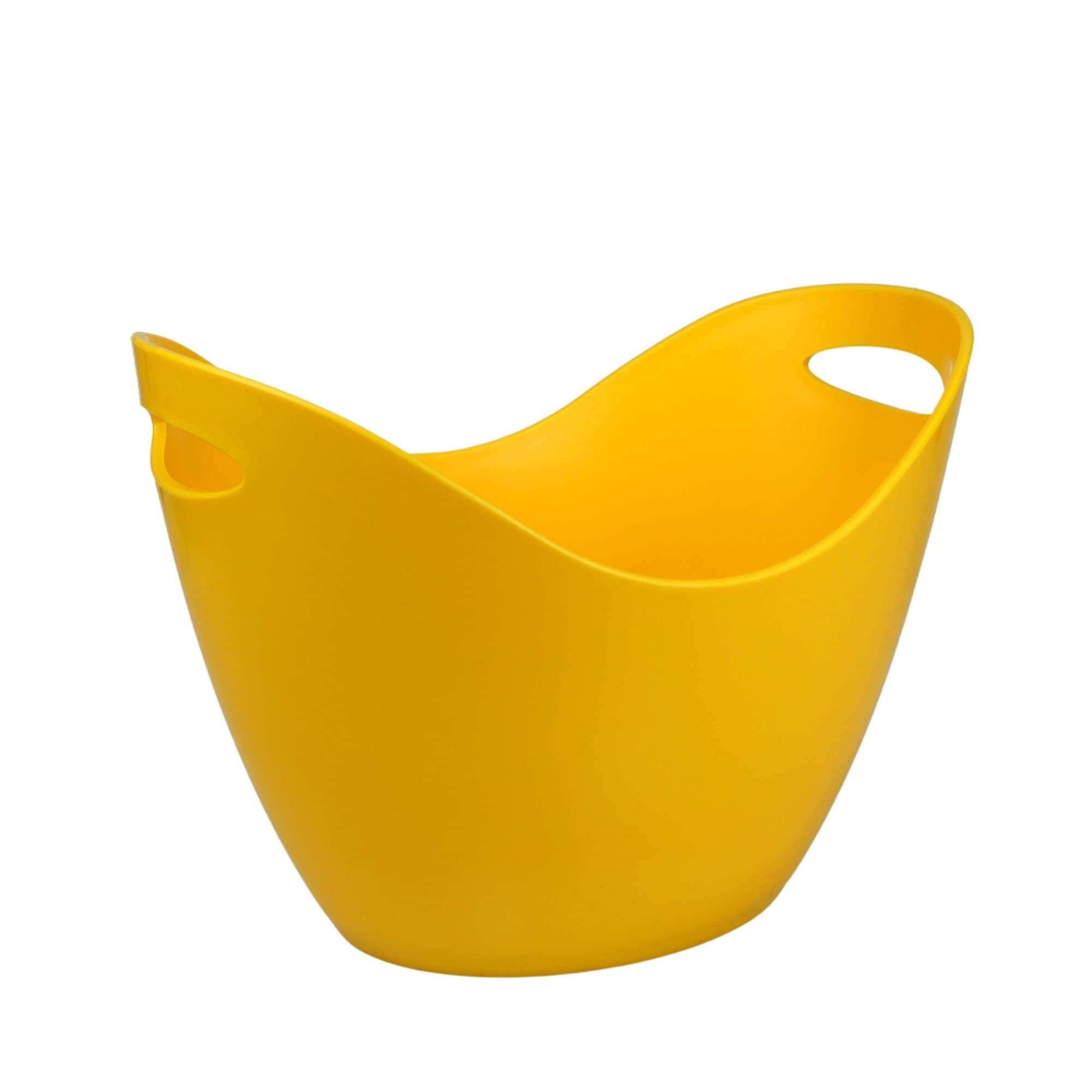 Refroidisseur de champagne acrylique doré 8 litres grand seau à vin
