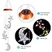 LED Solar Moon and Star Wind Chimes Outdoor - Waterproof Solar Mobile Romantic Changing Color Stars and Moon Wind Chimes Light Decor for Home, Gifts For Mom, Balcony, Festival, Night Garden Decoration