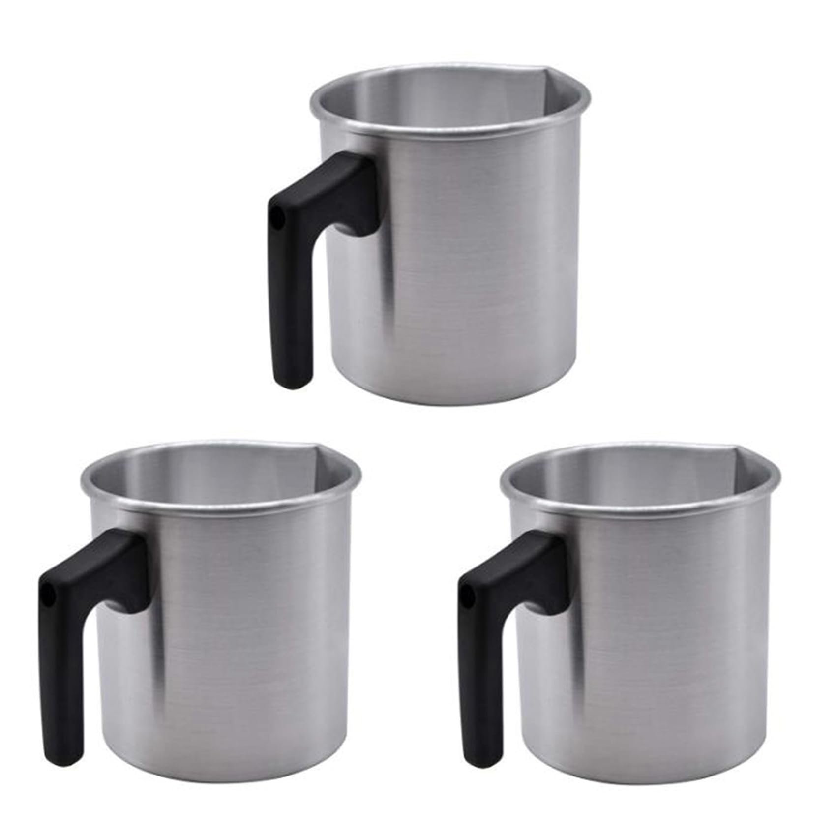 Hndhbfgrt 3X 1.2L Candle Melting Pot Wax Melting Cup Wax Melting Pot Candle Making Pouring Pot for Home DIY Candle Store