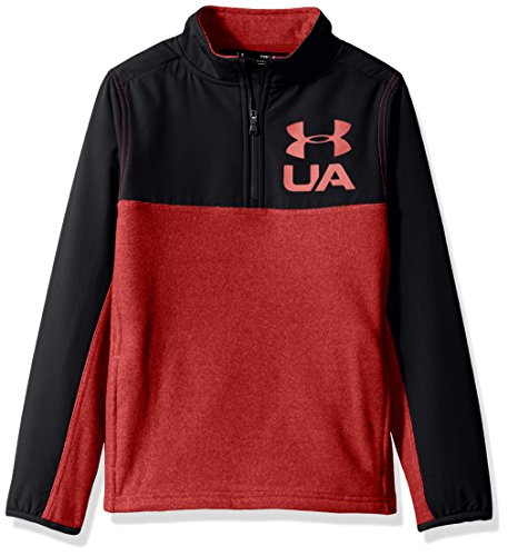 Under Armour Phenom 1/4 Zip garçon - Pull de sport noir et respirant