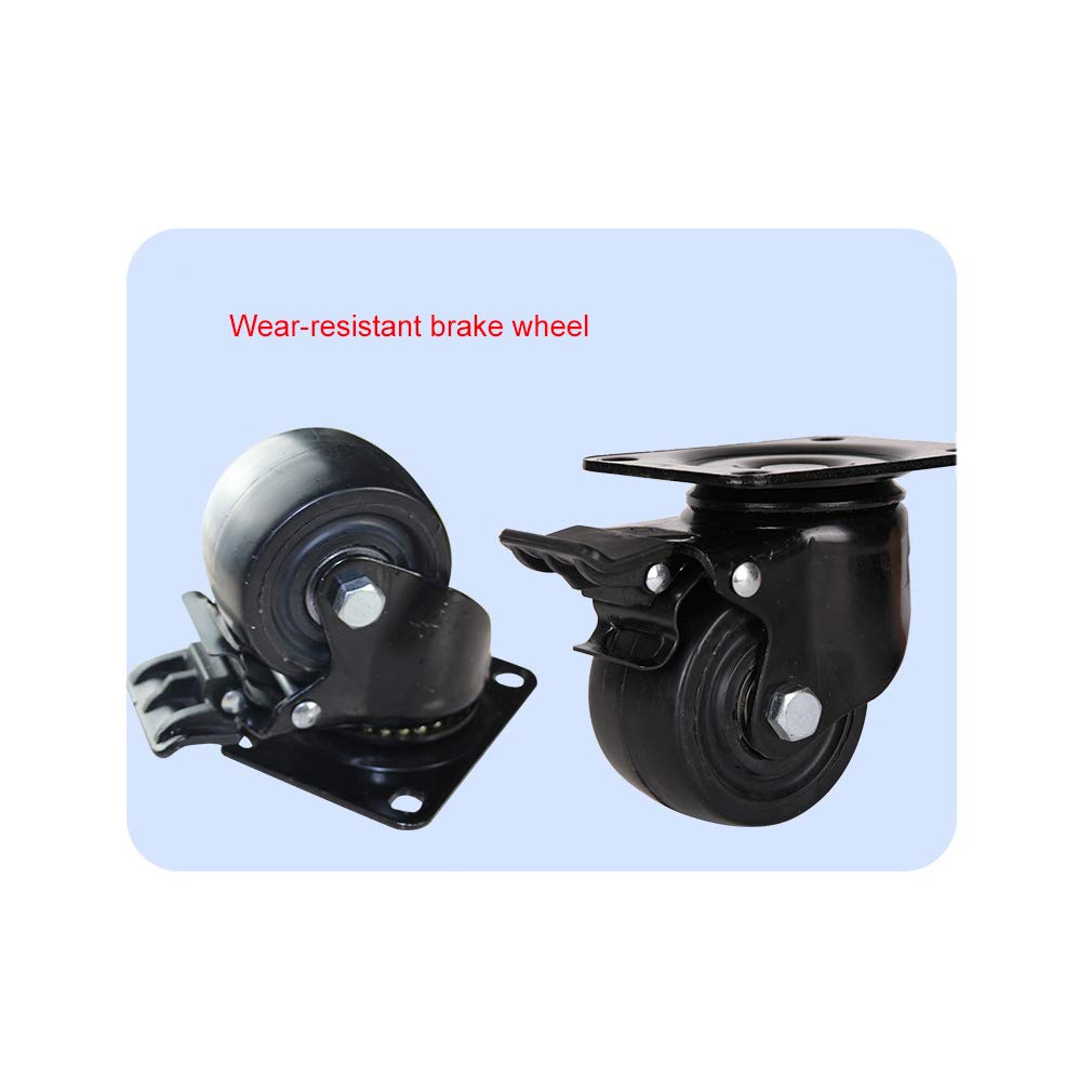 Supporto Ruote Set Di 4 Pad Per Ruote A Cambio Rapido Resistenti - 4 X 4 1/2 - Ideale Per Attrezzi E Supporti Industriali Pattini Per Ruote A Scomparsa - Foto 12