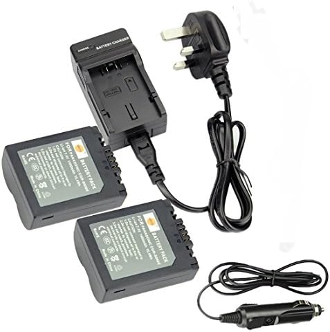 Chargeur Secteur + Voiture Pour Appareil Photo PANASONIC LUMIX DMC-FZ28K | CGA/CGR-S006