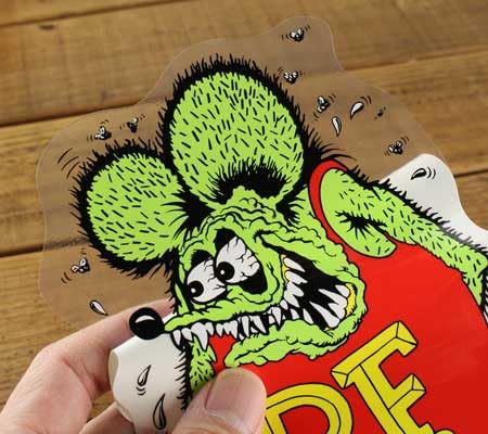 Rat Fink トレーディングカードステッカー　16枚セット Amazon.co.jp: ラットフィンク ステッカー RatFink サイズL グリーン