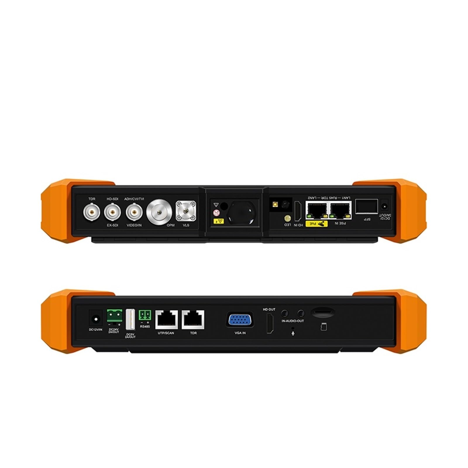 8K H.265 Wielofunkcyjny 7-calowy Tester Telewizji Przemysłowej Moduł Optyczny SFP AHD CVI TVI SDI Generator Paska Kolorów Wszystko W Jednym Testerze Ipc(K15-ADH)