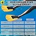 Body Glove Swim Fins | Comfortable Silicon Flippers for Men and Women| Swimfins for Thrust and Performance | Short Lightweight and Floats (Large)