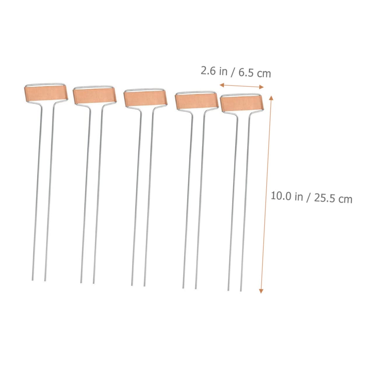 20 Stück Wetterfeste Metall Kupfer Pflanzenbeschriftungen für Garten Gartenmarker Pflanzenlabel für Gemüse für Outdoor Pflanzen