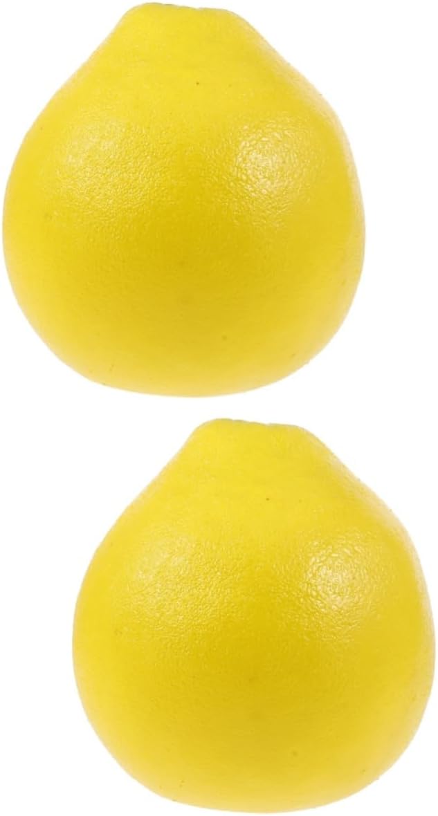 Veemoon 3pcs Crafting Foam Model Artificial Pomelo Fruit Decoration for Realistic Fake Simulation for Photography and Exhibitions Charming Fruit Shop Decor