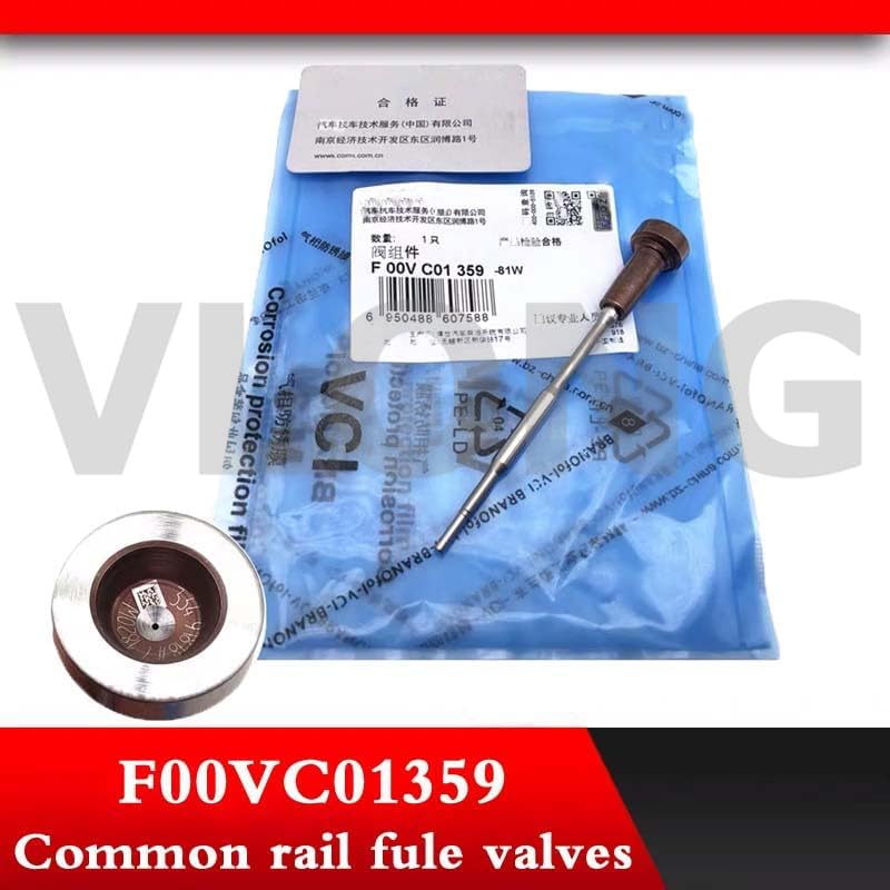4PCS F00VC01359 F 00V C01 359 FOOVC01359 for Common Rail Control Valve 0445110539 Fuel Injector Valve