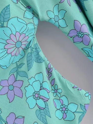Robe kimono de plage bohème aérienne à col V profond et coupe ample - 2