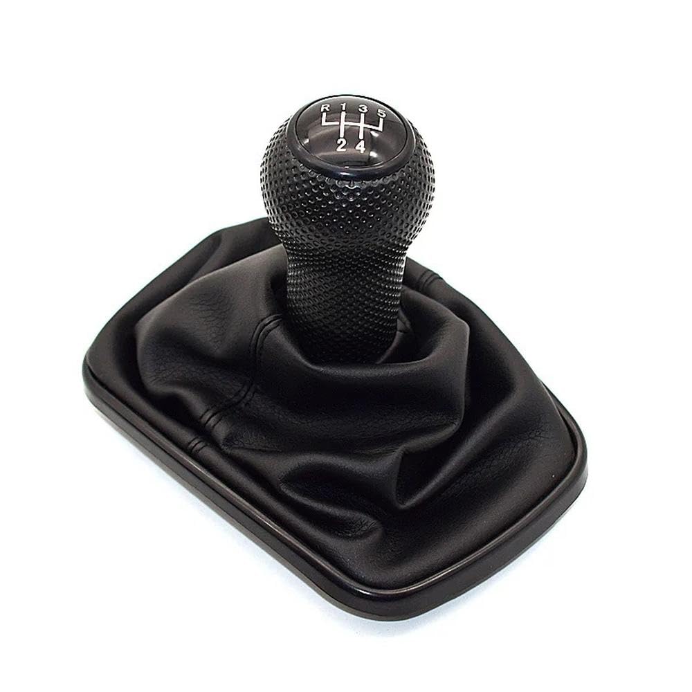 POANBCGY Shift Ball Joint 23mm for Golf 4 IV MK4 GTI R32 for Bora Jetta 5 Speed Black Frame Gear Shift Knob Lever Gaiter Boot 1999-2004(5 Speed-3)
