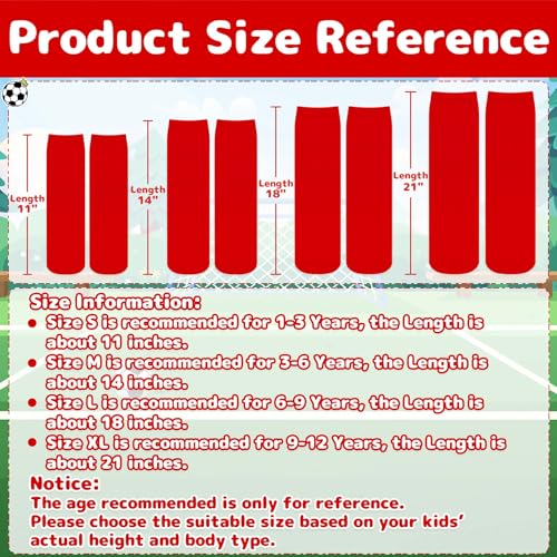 Image of Olreco 1 Pack Toddler Kids Youth Soccer Socks Girls Boys Baseball Socks Youth Knee High Softball Football Accessories Cotton