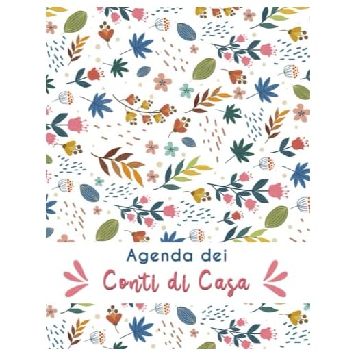 Agenda dei Conti di Casa: Diario per organizzare il budget e tenere traccia delle spese settimanali e mensili |Formato A4 | 110 pagine