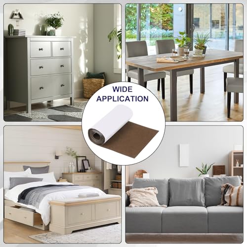 Almohadillas de fieltro autoadhesivas y antideslizantes para proteger madera dura 8