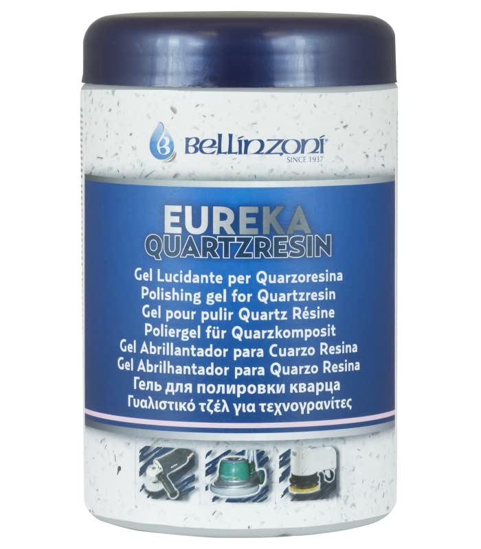 BELLINZONI - Eureka, Abrillantador y Pulidor, Abrillantar Cuarzo, Silestone y Compac, 1 kg