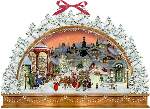 Wand-Adventskalender – Nostalgischer...