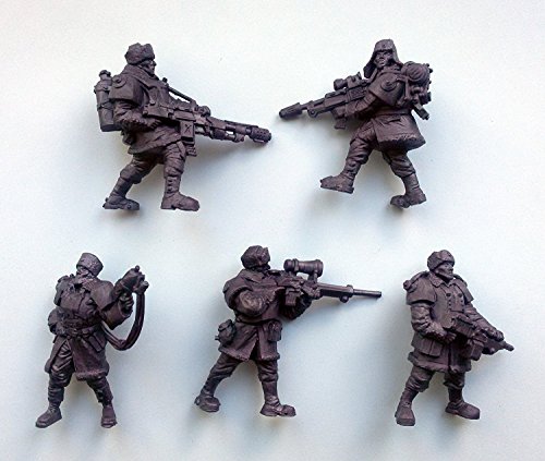Polar Guardsmen 54 mm 1/32-6 Fantasy Figures Tehnolog Fantasy Battles Russian DND Action Miniatures
