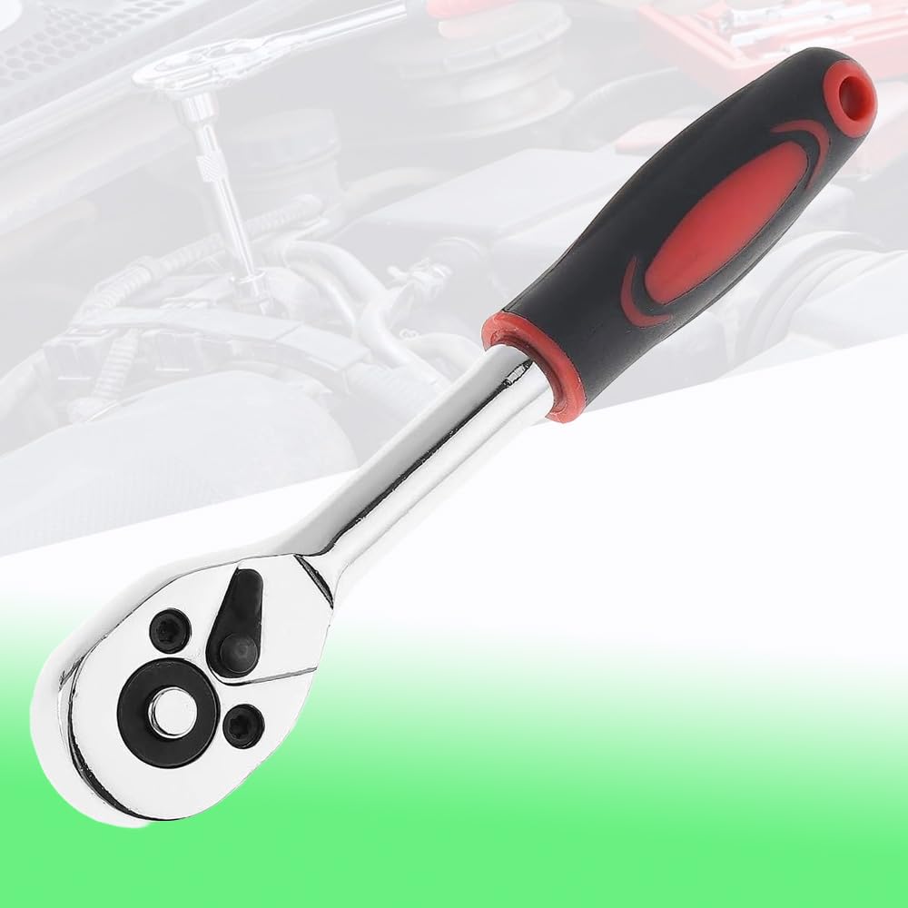 MLD 1/2" Ratchet Wrench Handle 72-Teeth Multi Utility Adjustable Steel Square Drive Mechanics Socket Spanner Quick Fast Release with Grip Handle DPKS-1602 (Material Plastic and Steel,Multicolor) (B0CVS5TFJ3) Amazon Price History, Amazon Price Tracker