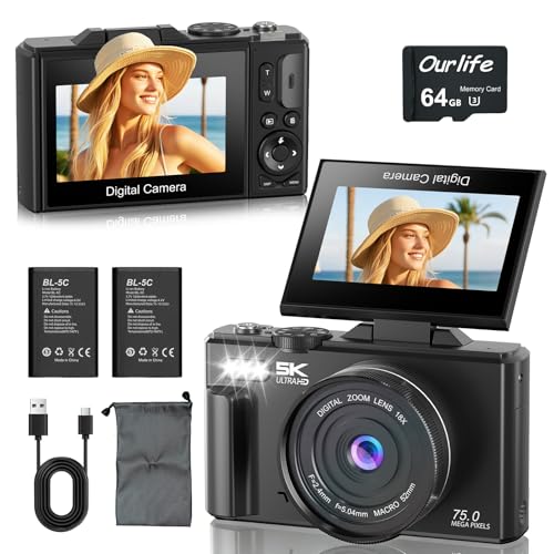 Caméra de vlogging avec écran rabattable pour réussir vos cadrages