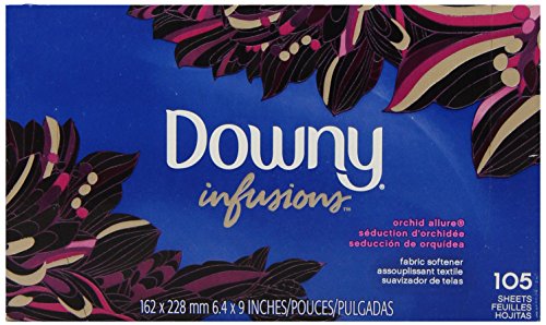 Ultra Infusions Orchid Allure Fabric Softener Dryer Sheets 105 Count