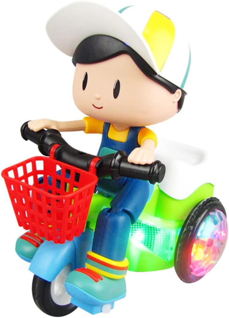 Toyvian Creative Intelligent Tricycle Toy for Design Multi-Functional Riding Options No Battery Required Outdoor Fun for Boys