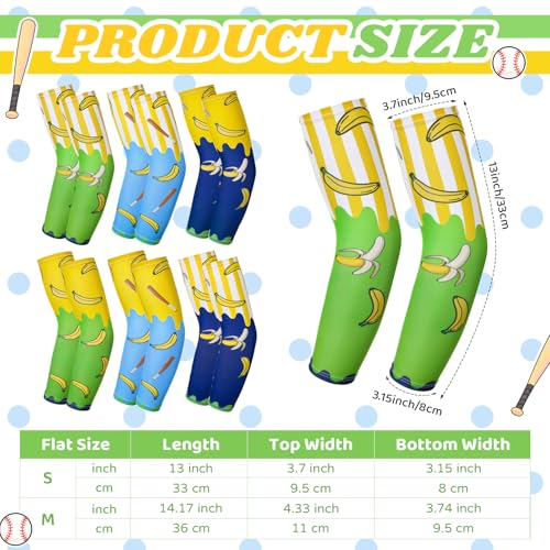 Image of Shyyween 6 Pair Arm Sleeve for Youth Kid Boy