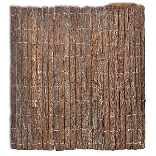 vidaXL Valla Cañizo de Corteza para Jardín Cerca de Ocultacion para Patio Terraza Vallado Cercado...