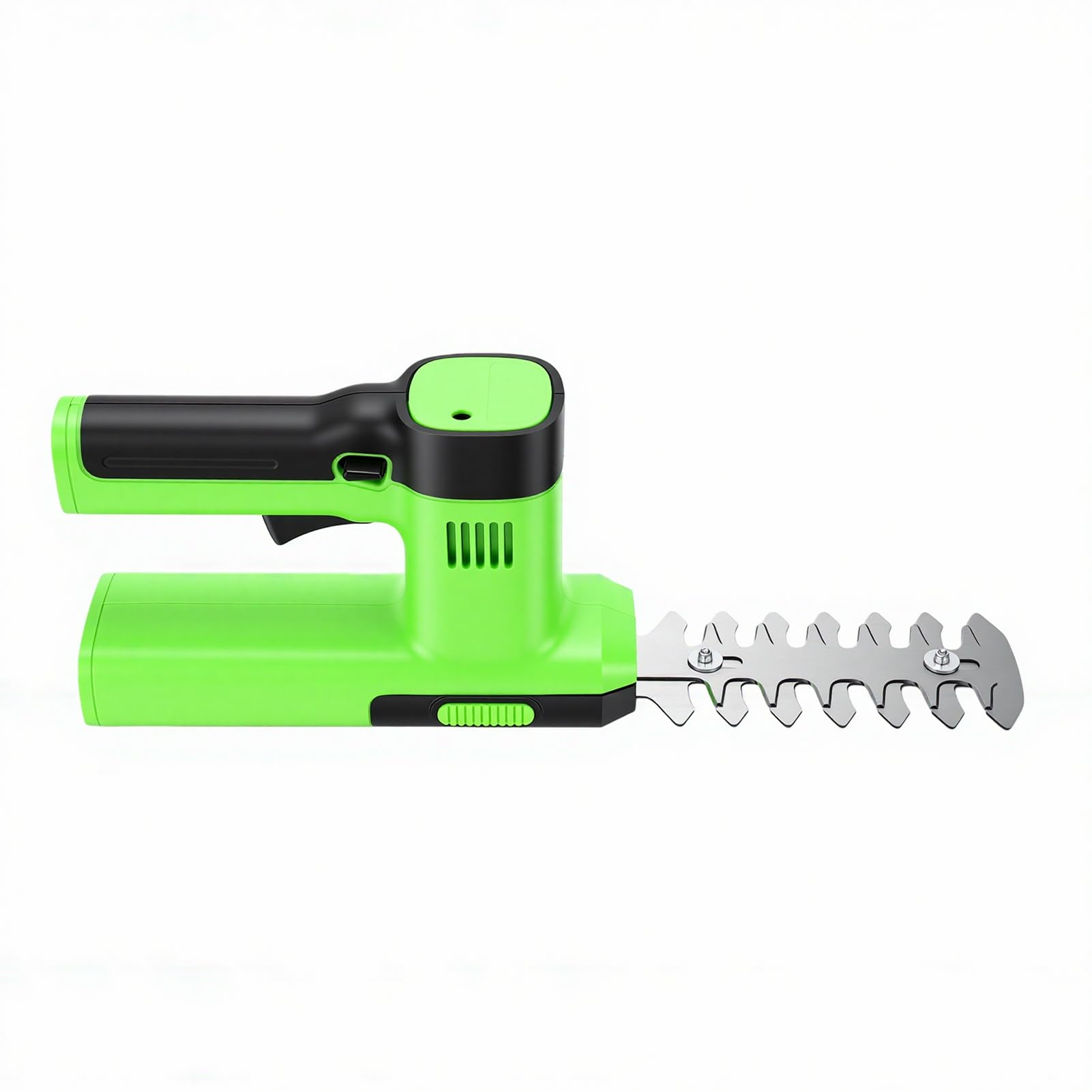 Generic Cisaille à Gazon et Taille-Haie sans Fil 100W Outil de Coupe Puissant pour Usage Domestique Vert Léger 2 Unités
