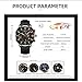 JOATVEE Reloj cronógrafo para hombre impermeable Business Casual Sport Luminoso Fecha Correa de cuero Reloj analógico de cuarzo para hombre Regalos Imagen de JOATVEE Reloj cronógrafo para hombre impermeable Business Casual Sport Luminoso Fecha Correa de cuero Reloj analógico de cuarzo para hombre Regalos