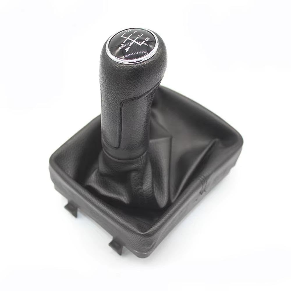 YDXHERTA Auto Accessory Car Shift Handball Dust Gear Shift Knob for Polo(Black line 5-Speed)