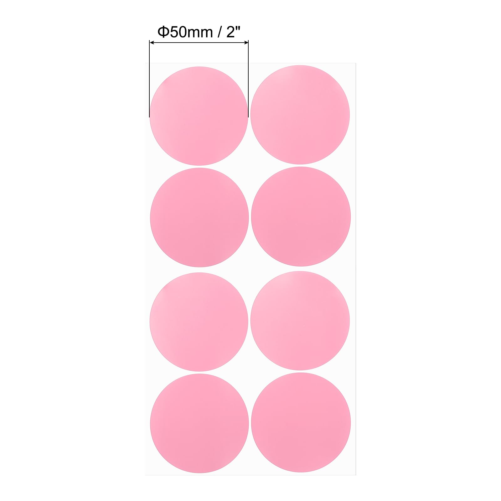 PATIKIL Round Colored Stickers 2" - Image 2