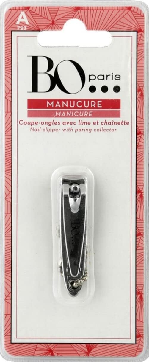 Bo...Paris Nail Clippers with File and Chain A, Metal Plastic, One Size