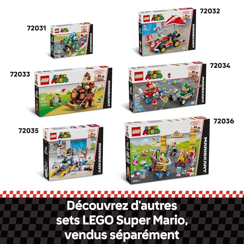 LEGO Super Mario : Mario Kart – Garage de Toad - Jouet de Construction Nintendo Personnalisable - Cadeau d'anniversaire pour Les garçons, Les Filles et Les passionnés de Jeu vidéo dès 8 Ans 72035