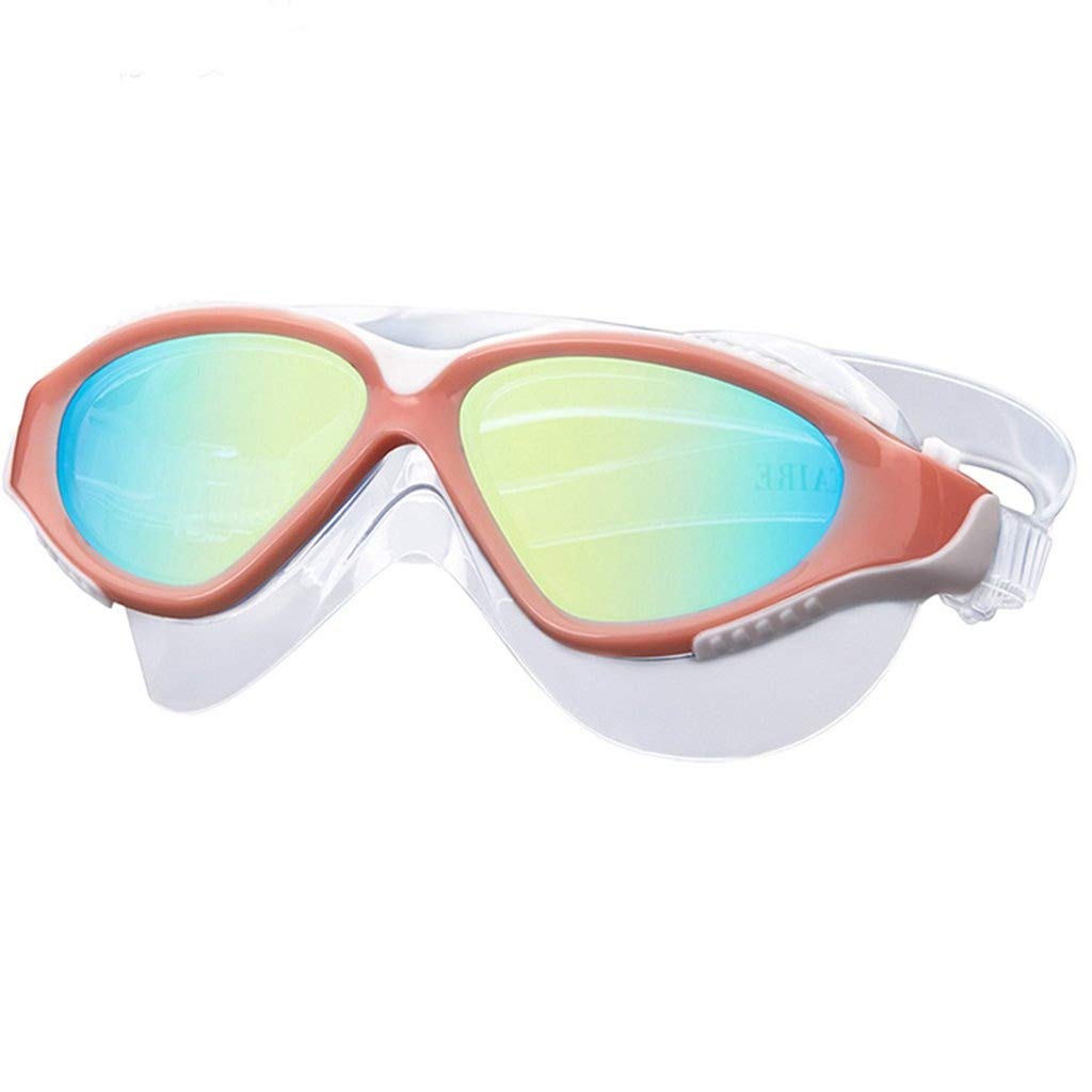 Occhialini da nuoto - Occhiali antiappannamento con protezione antiappannamento con protezione UV Occhiali da nuoto in silicone morbido(Blue,White)
