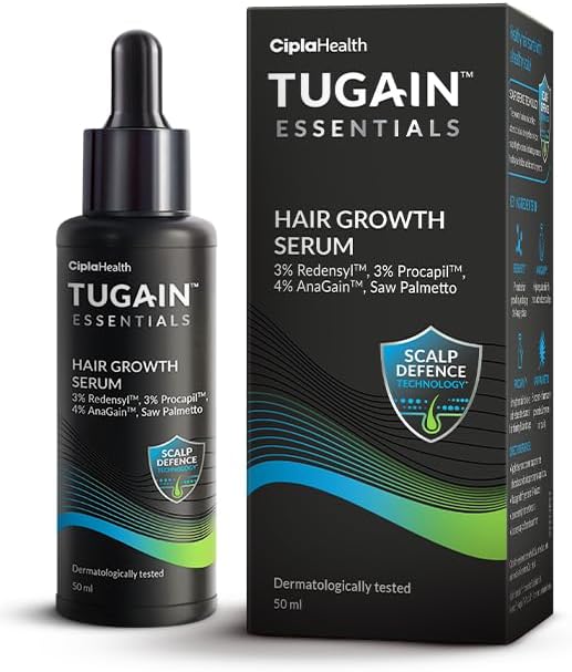 Hair Growth Serum by Cipla With 3% Redensyl, 4% Anagain, 3% Procapil, Saw Palmetto I Promotes Hair Growth | Controls Hair Fall | for Men & Women I Sulphate & Paraben free| 50 ml