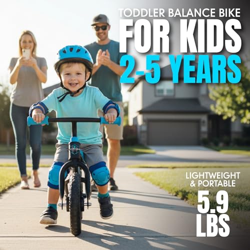 Image of Madd Gear Balance Bike for Toddlers - 18 Month to 4 Years - No Pedal Lightweight Training Bicycles - Adjustable Seat & Maintenance Free 10 Inch Airless Tires - Great Birthday Gift