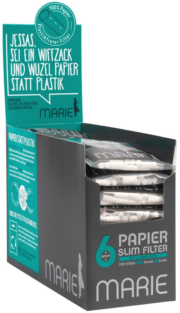 Filtres en papier fin Marie pour rouler facilement vos cigarettes en voyage ou chez vous