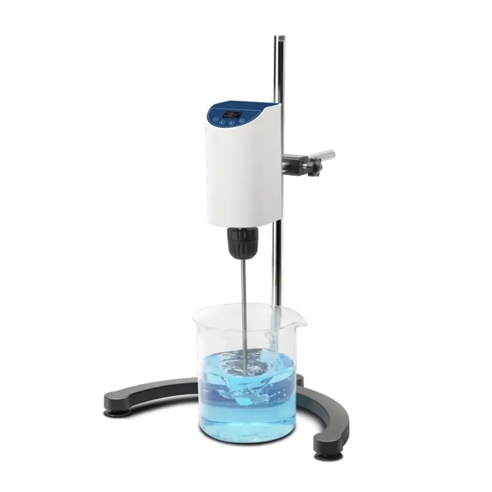 Digital Rotary Viscometer, Overhead Stirrer Mixer LED Digital Display Mixer Electric Lab Mixer Laboratory Equipment Max Stirring Capacity: 10L,Lab Meter(220)