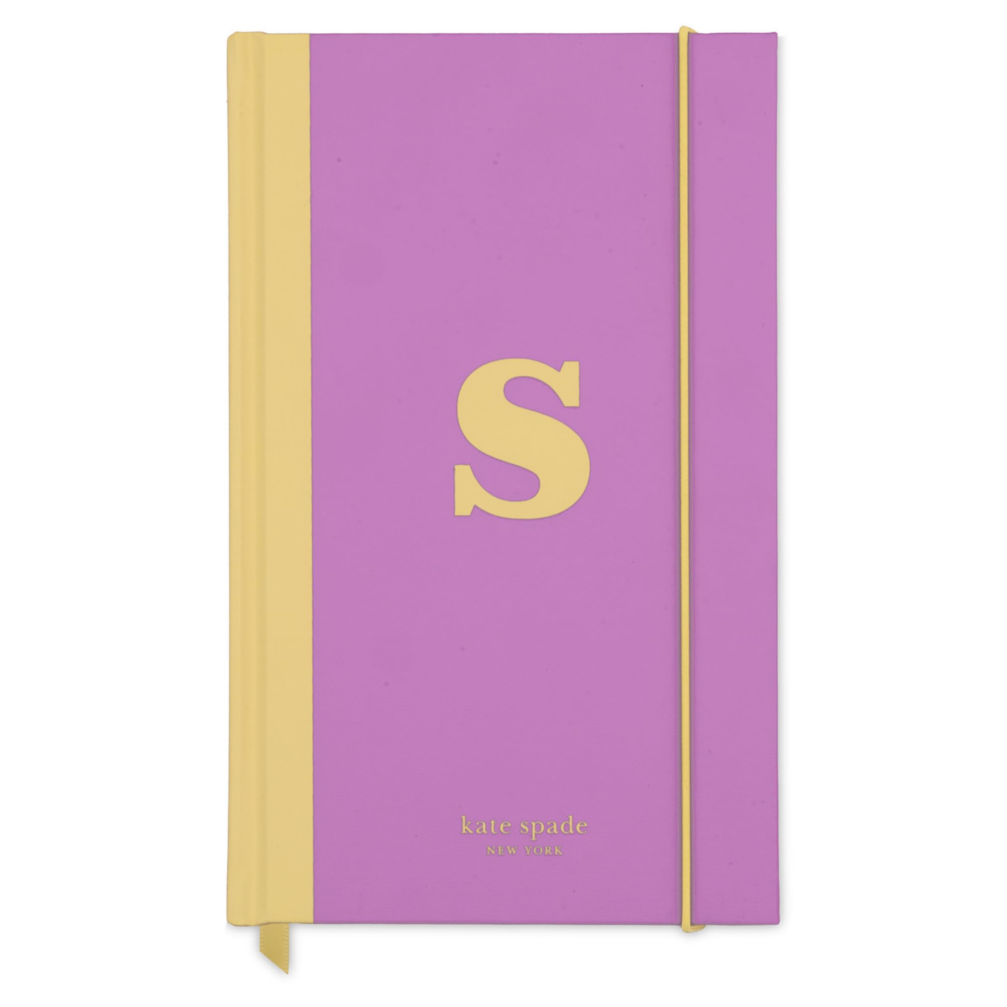 kate spade new york Just Mine Notebook Journal, Monogram Cloth Hardcover Journal, 8.25" x 5.25", Diary Includes 168 Lined Pages, (S)