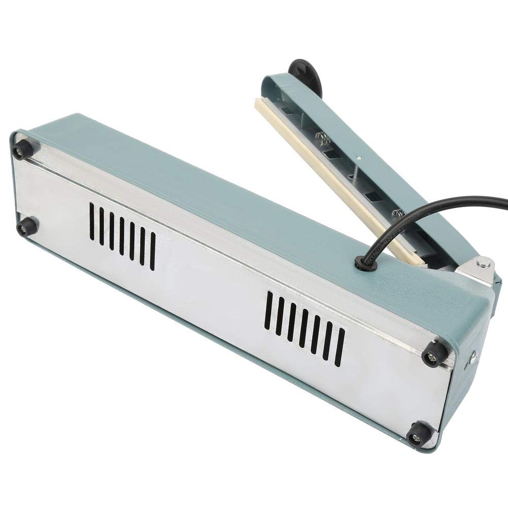 Máquina de sellado manual, Máquina de sellado manual de pulso de termosellado de metal de 8 pulgadas, Kit de herramientas de embalaje de bolsa más cercano EU Plug 220V