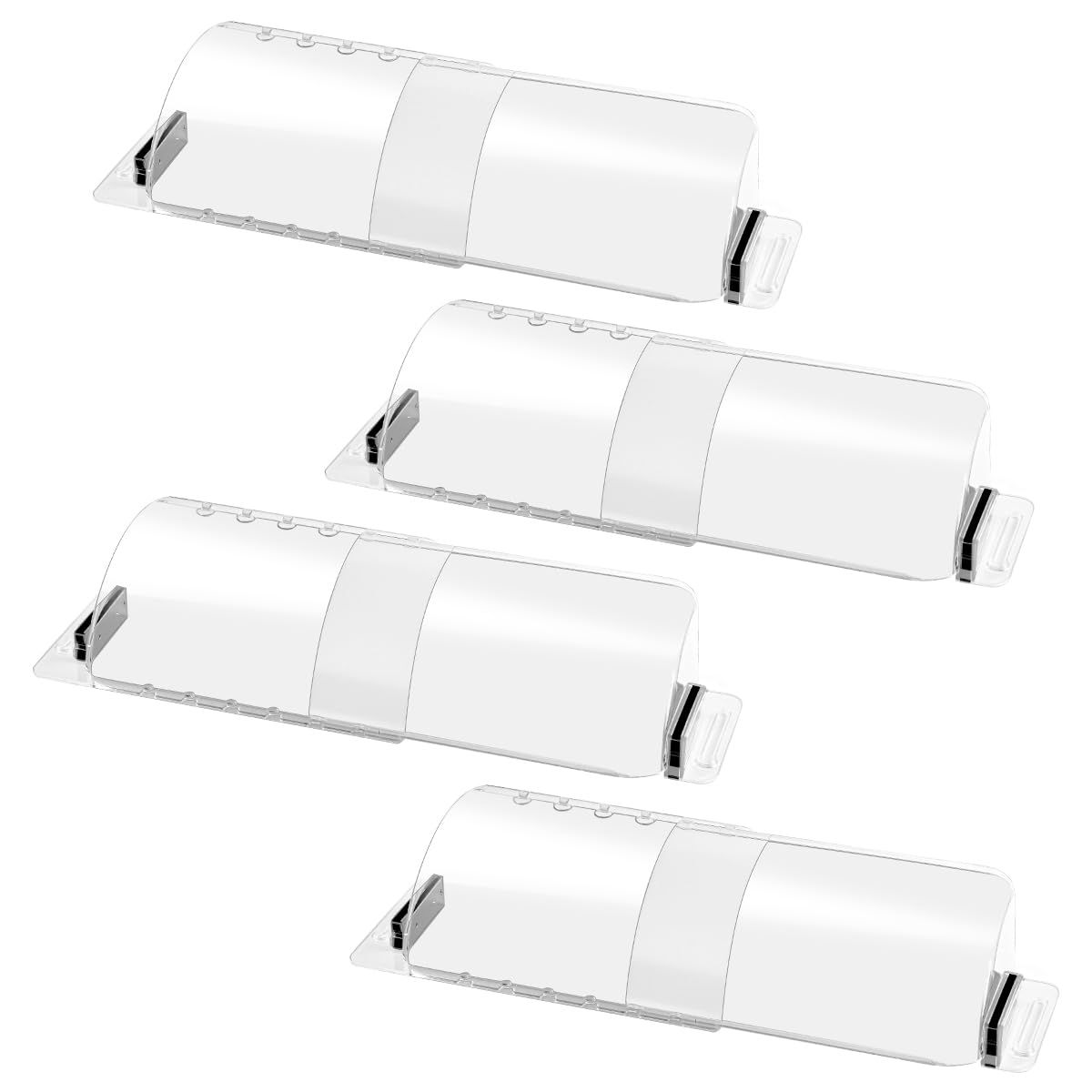 CH24Globall 4-Pack Air Vent Deflector 8.5 to15.5 Inches, Aerospace-Grade Plastic (5-Meter Drop Resistant), 200% Stronger Magnetic AC/Heat Vent Covers