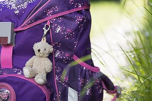 Schlüsselanhänger Plüsch Teddy Luca, Beige, Größe ca. 12 cm