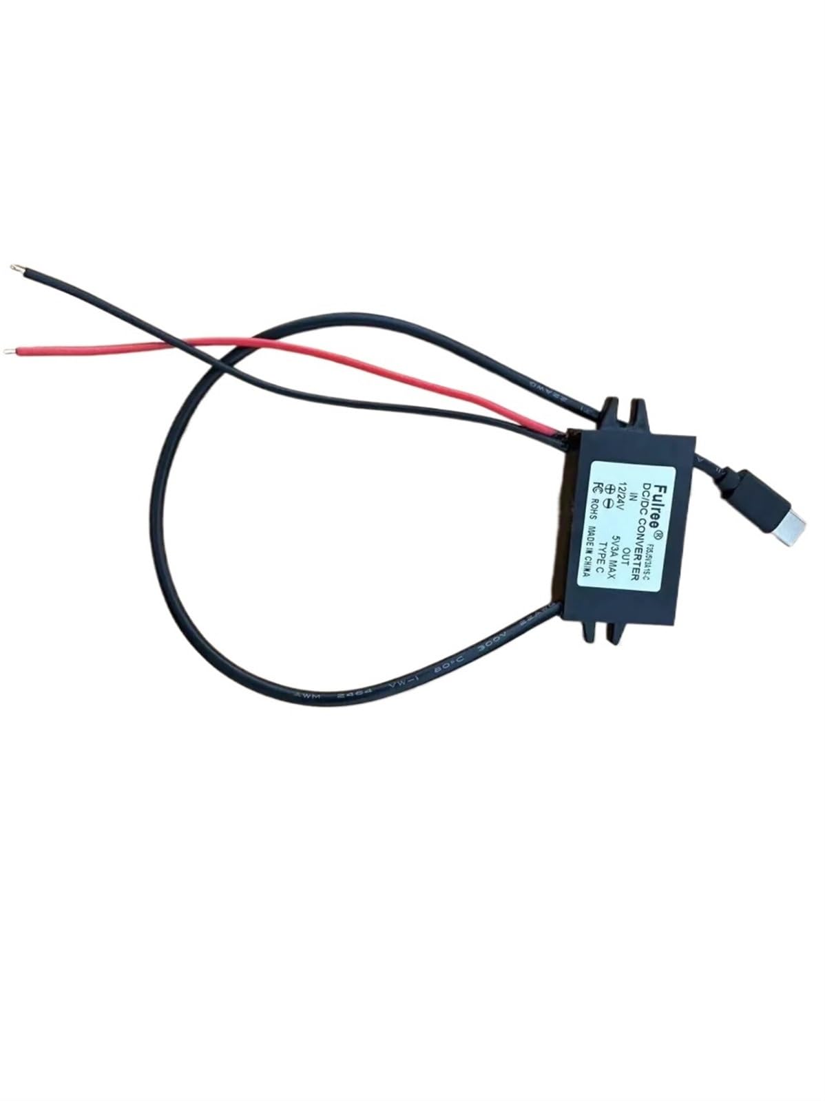 Convertisseur 12V 5V Type-C pour alimentation de caméra embarquée